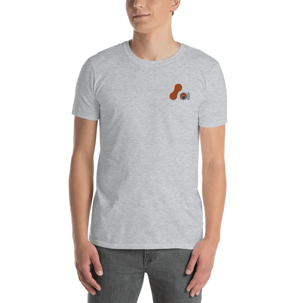 Men's Embroidered Adaptavist Hello Logo Design T-Shirt MC