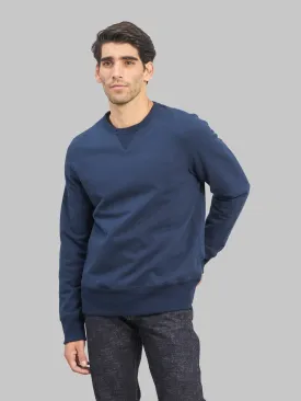 Merz b. Schwanen 3S48 Loopwheeled 14oz Classic Fit Heavy Sweatshirt Ink Blue