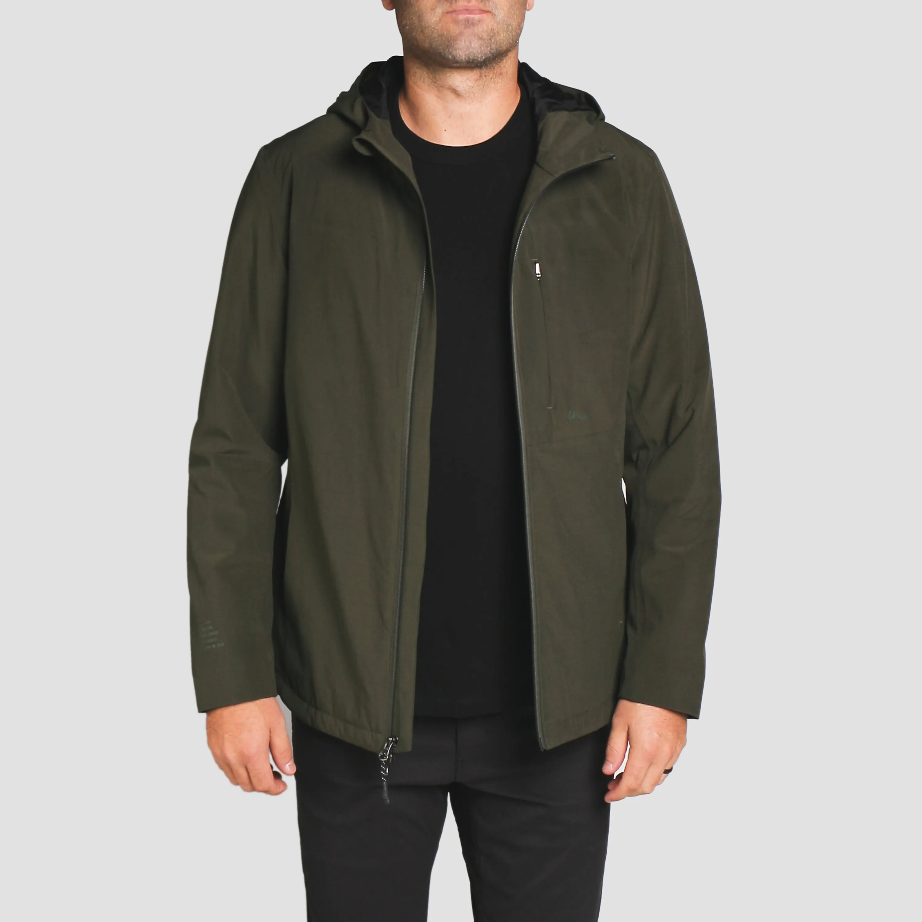 Millennium 2L Hooded Jacket Olive