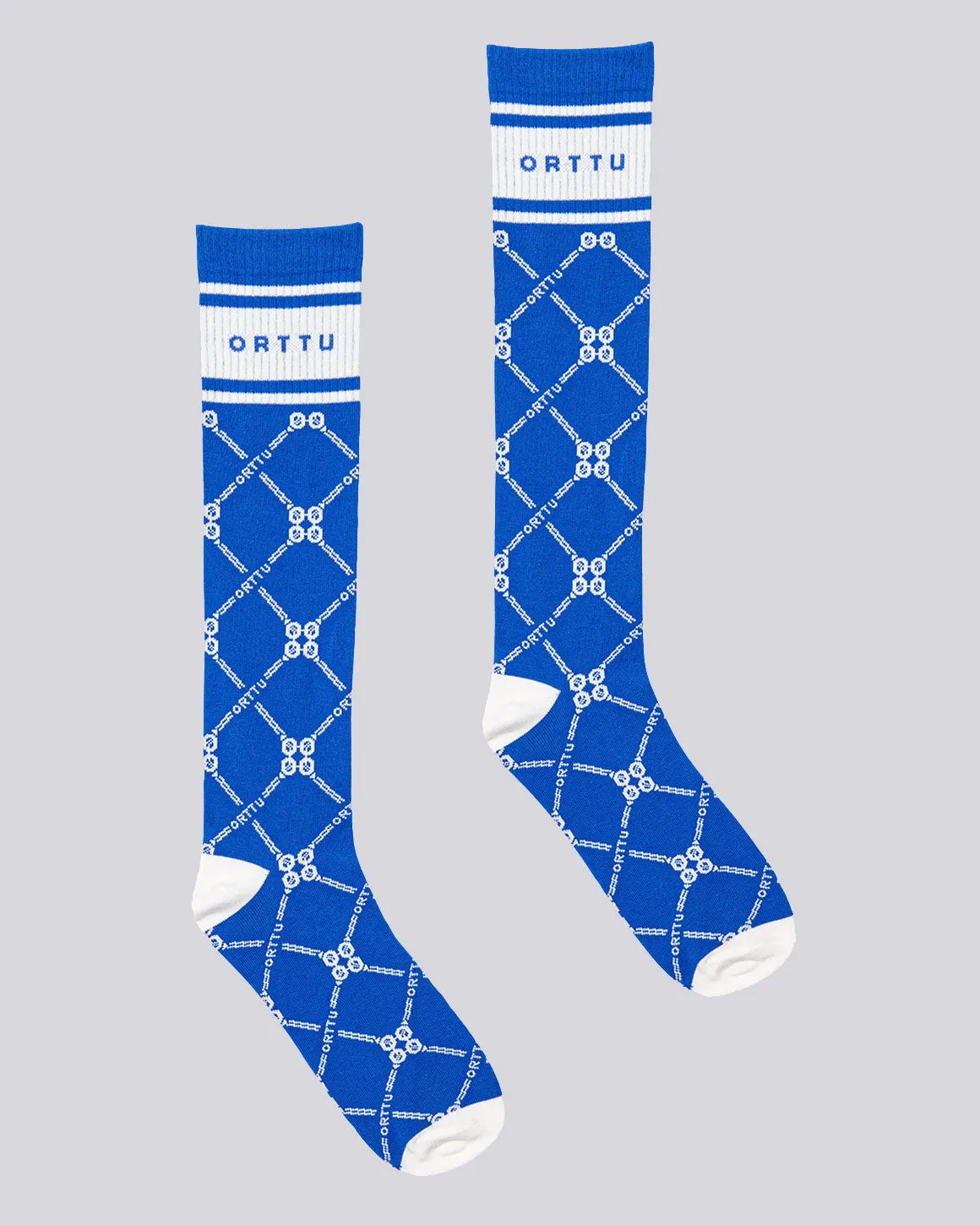 Monogram Socks Blue