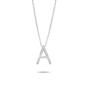 MORSE INITIAL A DIAMOND NECKLACE/ CHOKER