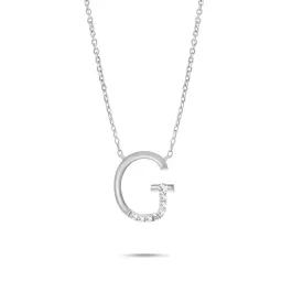 MORSE INITIAL G DIAMOND NECKLACE/ CHOKER