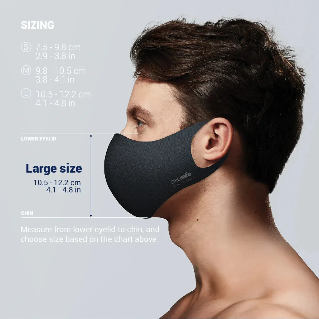 Pacsafe Protective & Reusable Polygiene ViralOff Face Mask