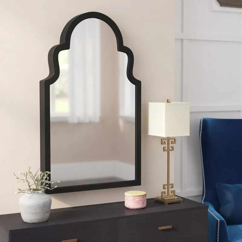 Regam Contemporary Vertical Arch Accent Mirror