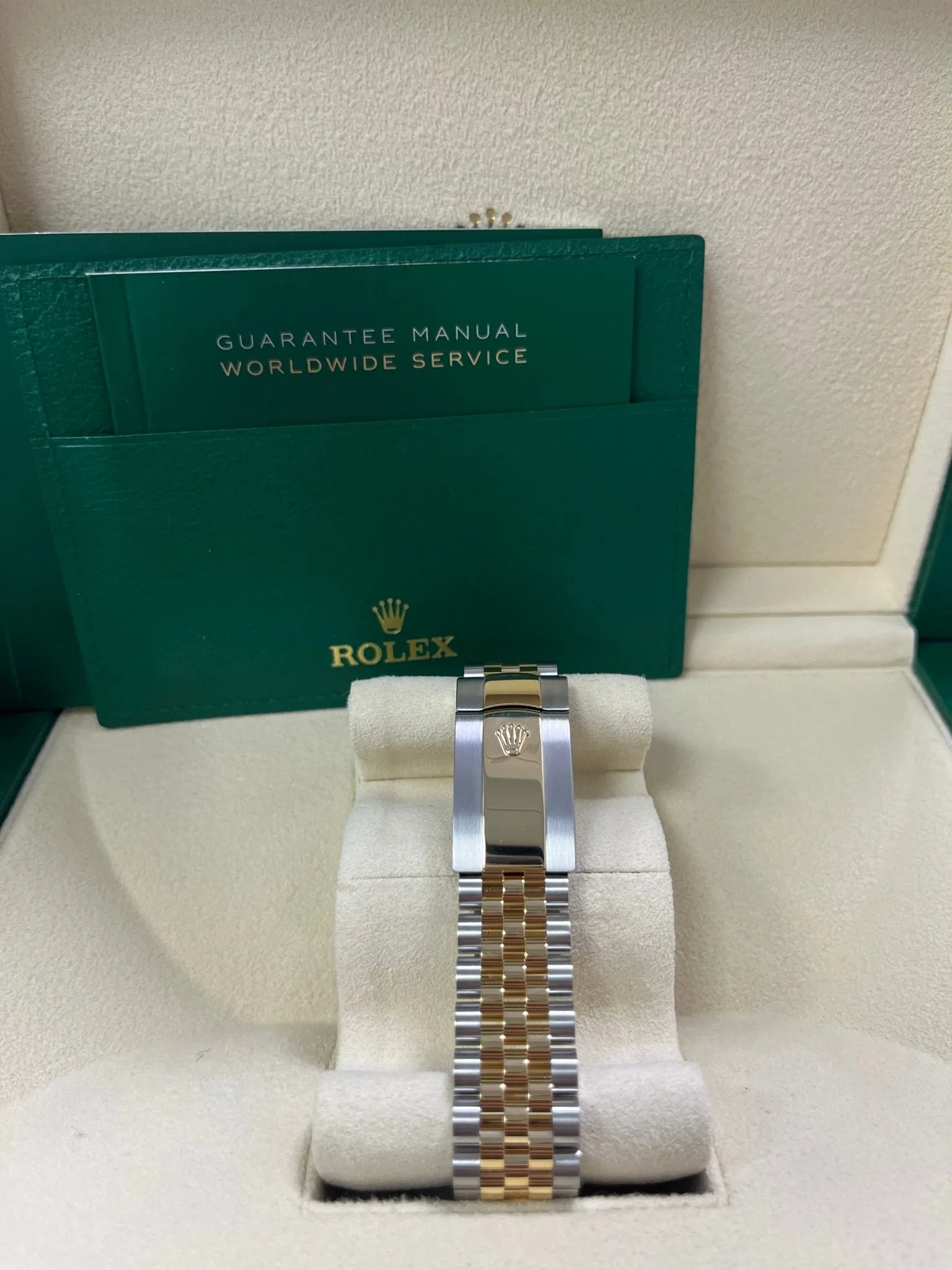 Rolex Datejust 41 Two-Tone Yellow Gold & Stainless Steel - Grey Slate Roman Wimbledon Dial - Fluted Bezel - Jubilee Bracelet (Ref# 126333)