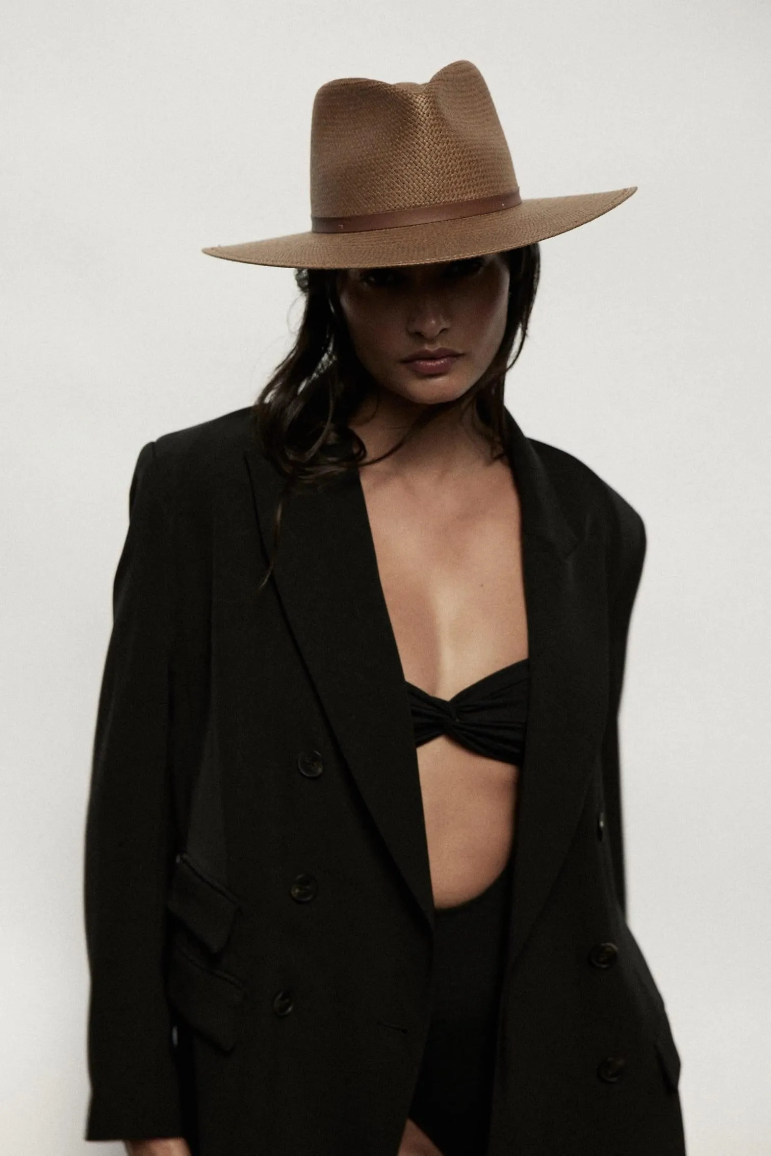 Sherman Hat in Brown by Janessa Leoné