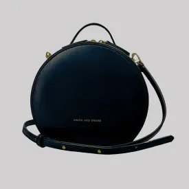 The Duchess Leather Handbag- Black