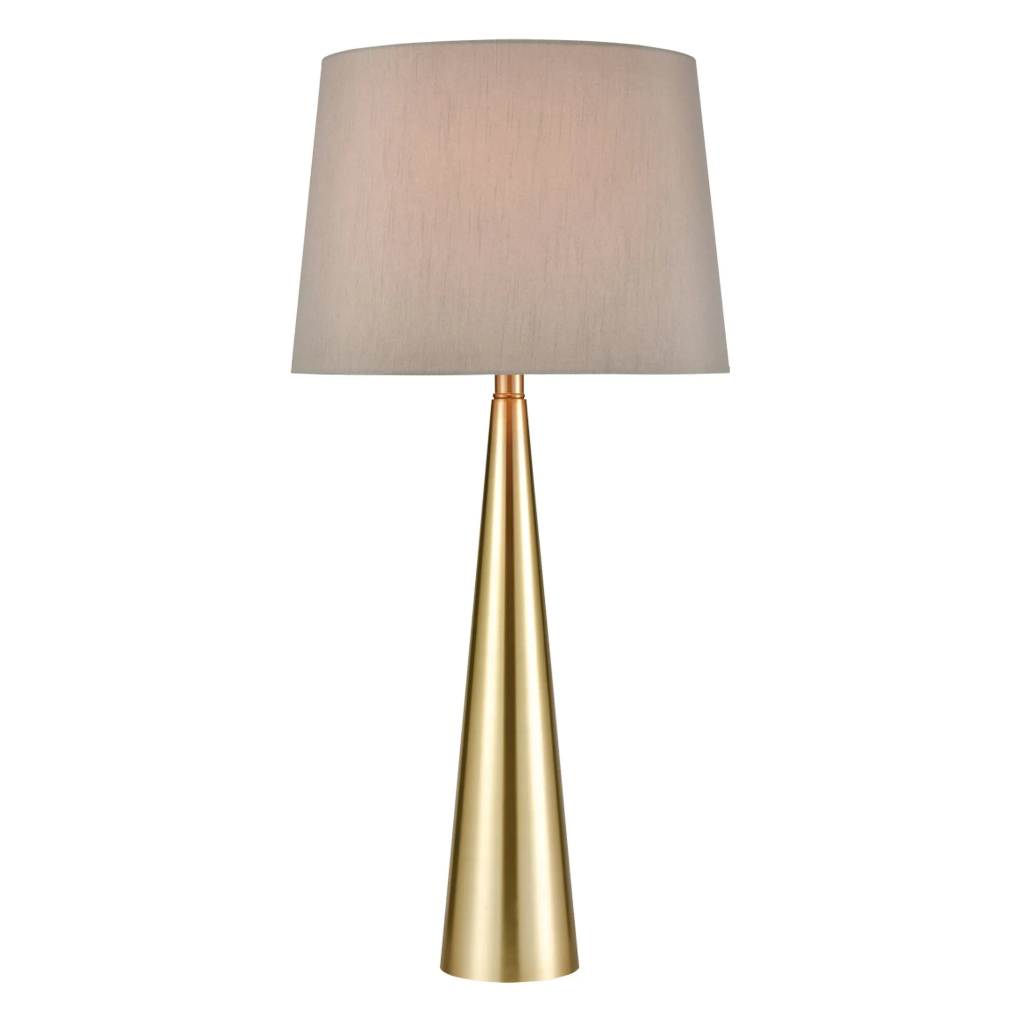 UEX7950 Mid-Century Modern Table Lamp 14''W x 14''D x 30''H, Antique Brass Finish, Lancaster Collection