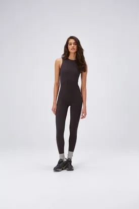 Ultimate Sleeveless Unitard - Coffee Bean