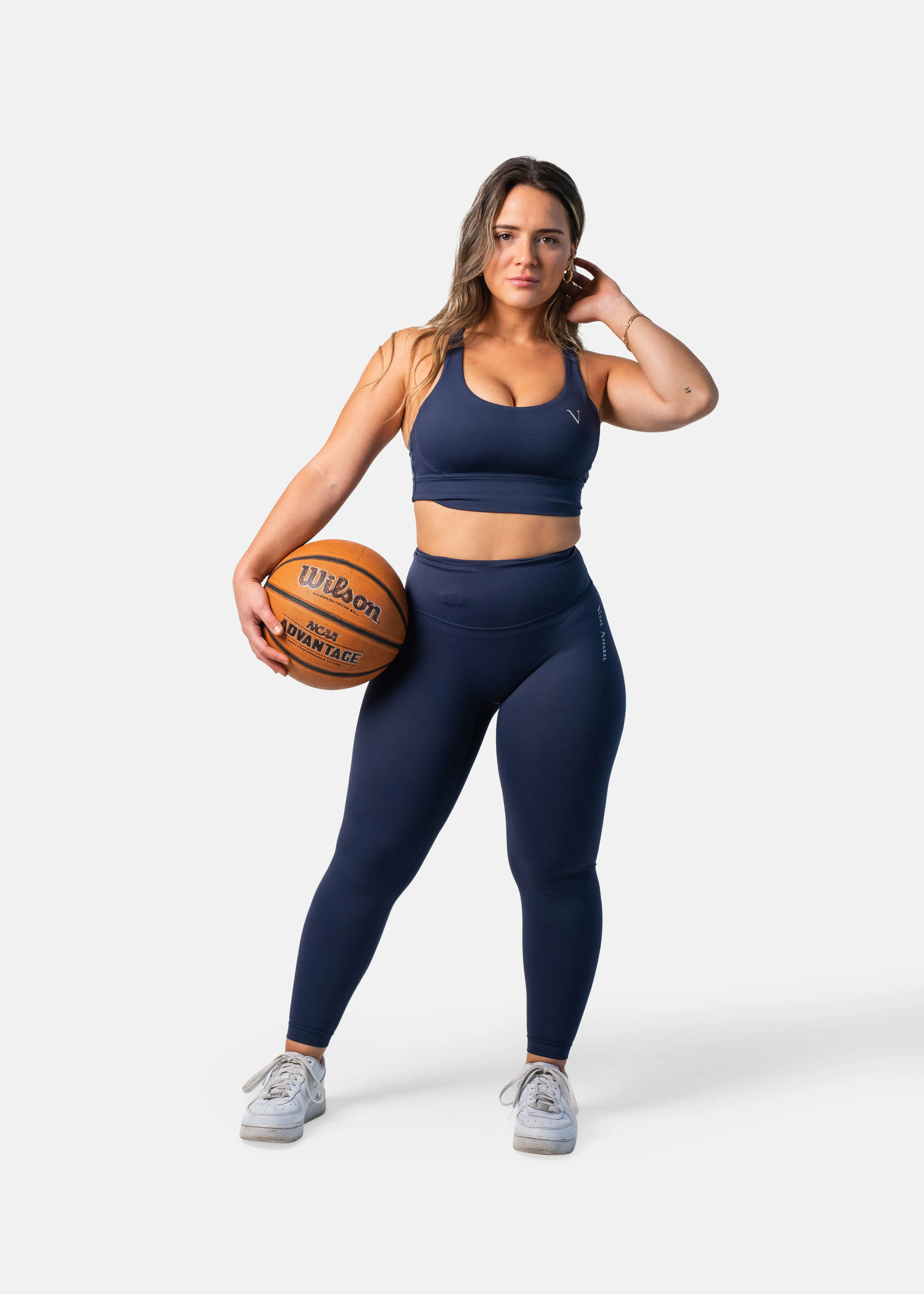 Ultra Flex Seamless Leggings Dark Denim Blue