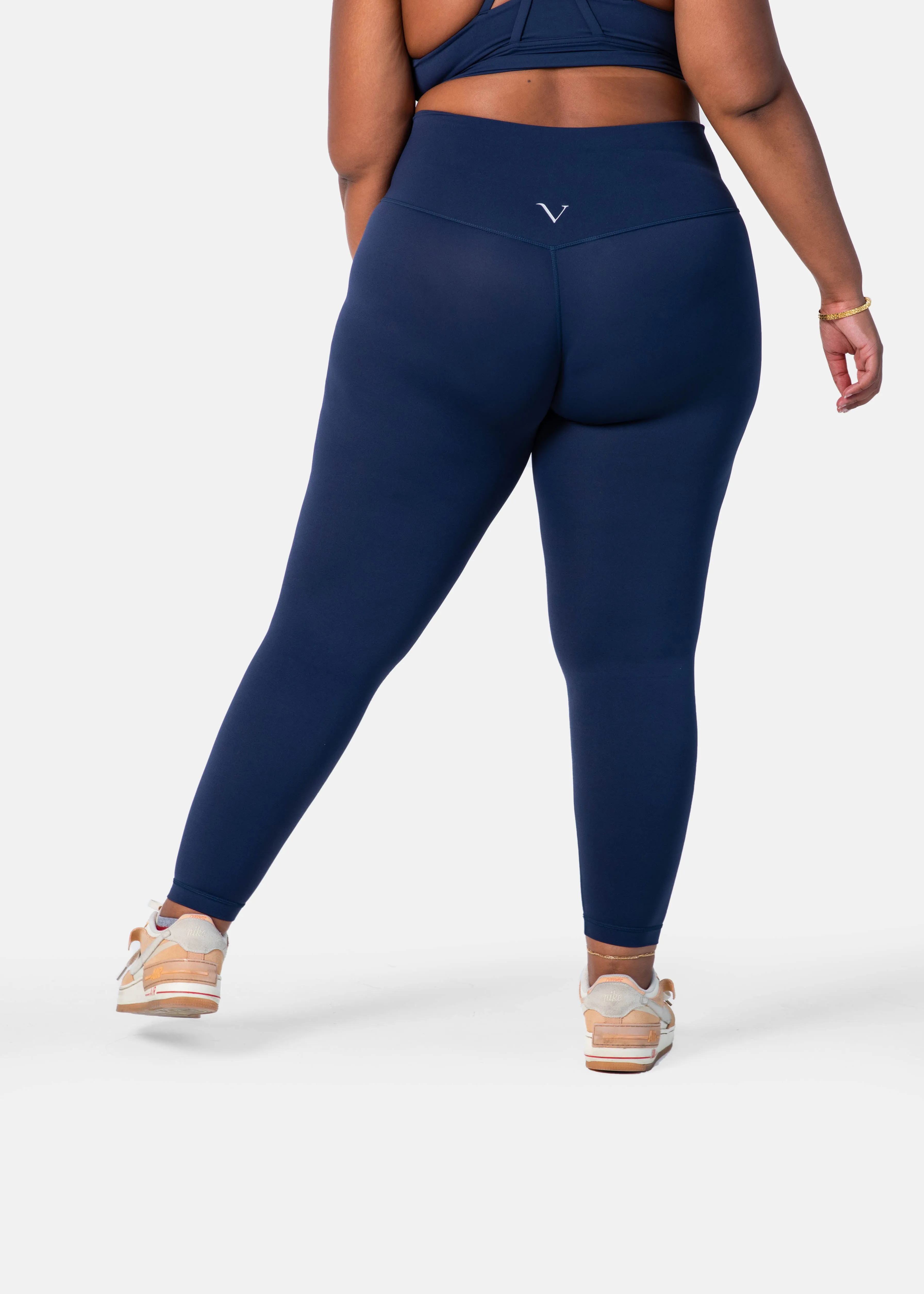 Ultra Flex Seamless Leggings Dark Denim Blue