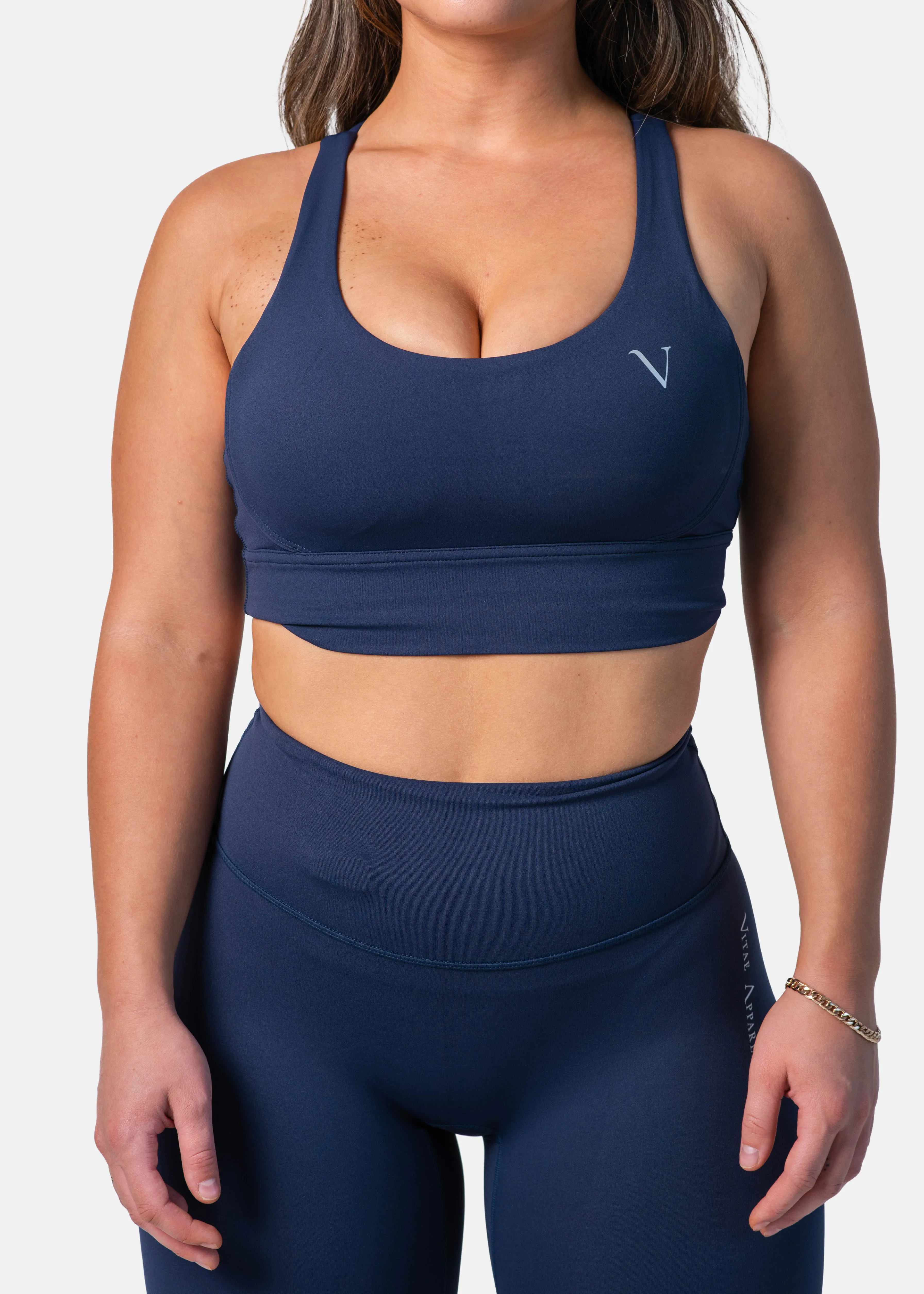 Ultra Lite Sports Bra Dark Denim Blue