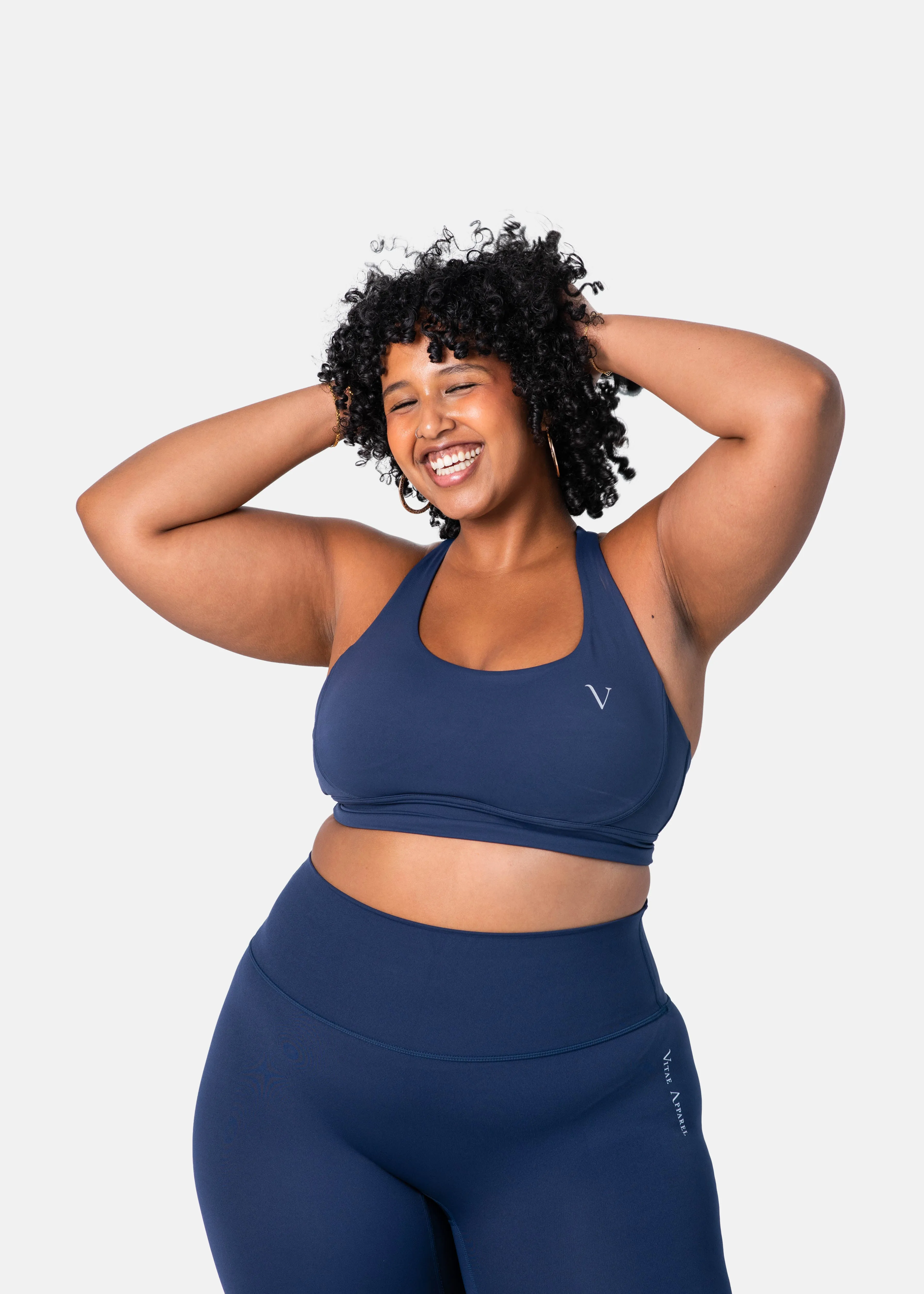 Ultra Lite Sports Bra Dark Denim Blue