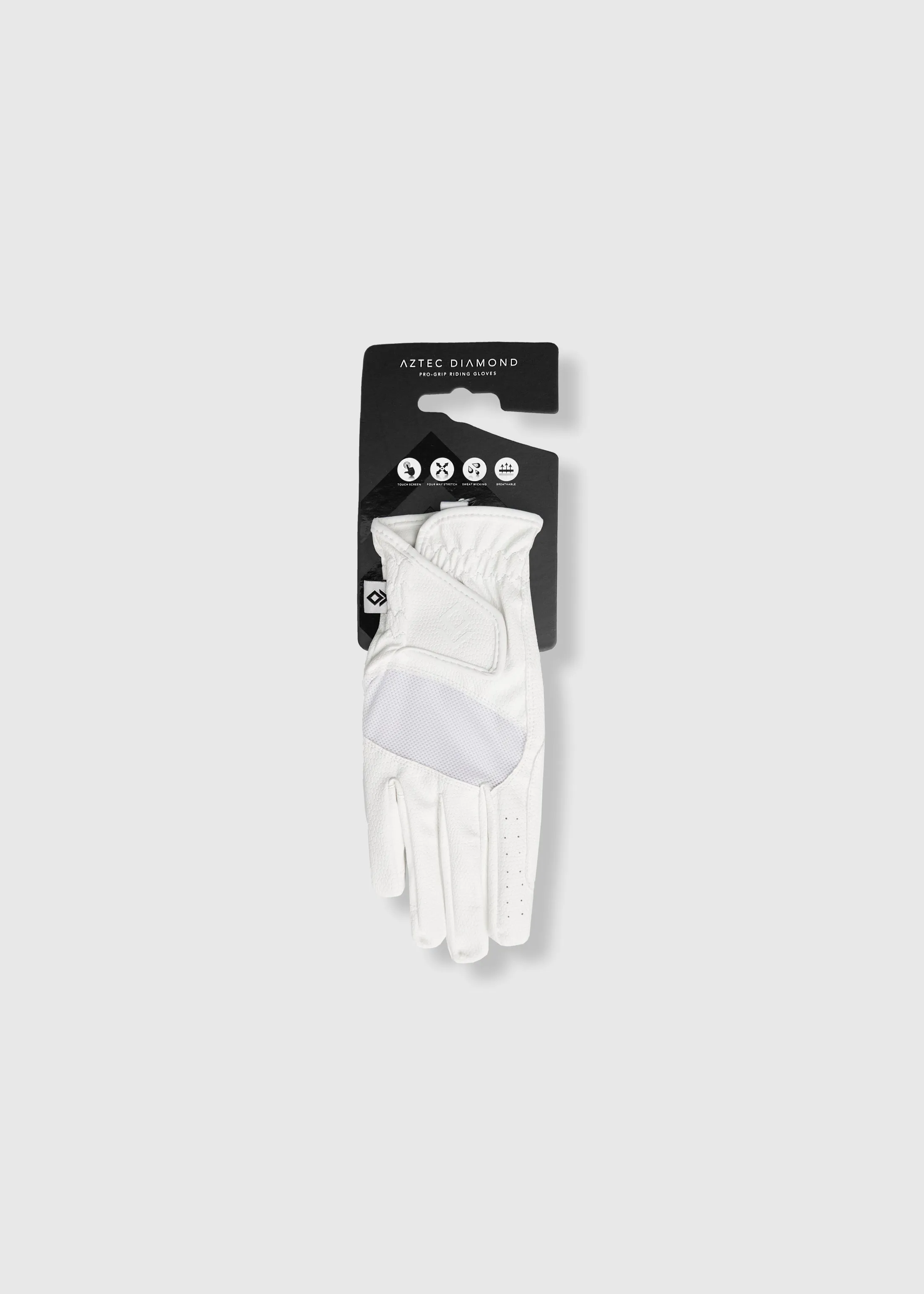 White Pro-grip Gloves