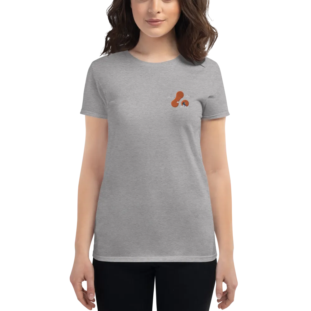 Women's Embroidered Adaptavist Cloud Design T-Shirt MC