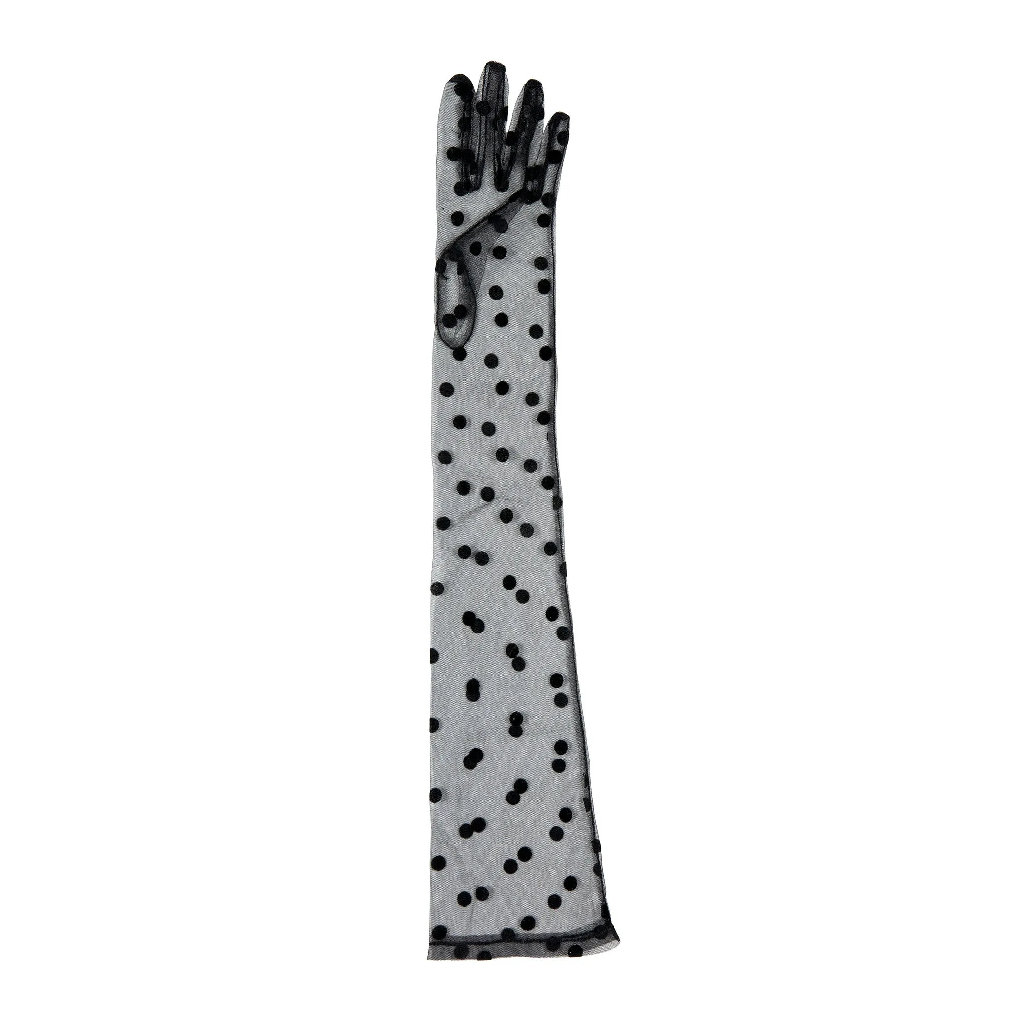 Women’s Long Opera Spotty Tulle Gloves