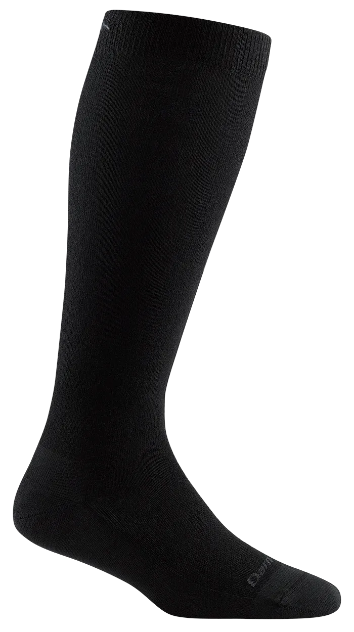 Women's Solid Basic Knee High Black