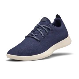 Women's Wool Runners - Tuke Midnight (Cream Sole)