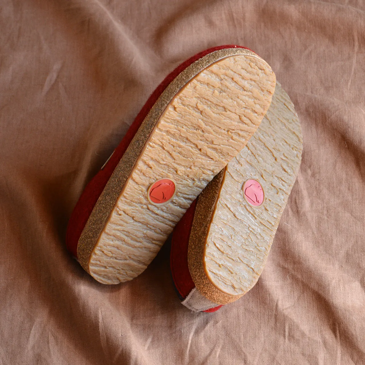 Wool Felt Clogs - Kris - Paprika (Adults 36-42)